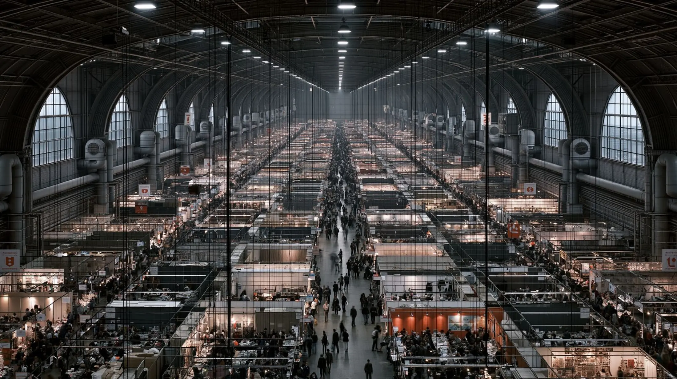 Цех с мостовыми кранами